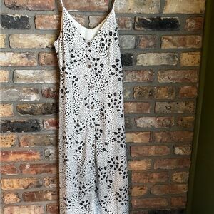 Black and White Spotted Dress